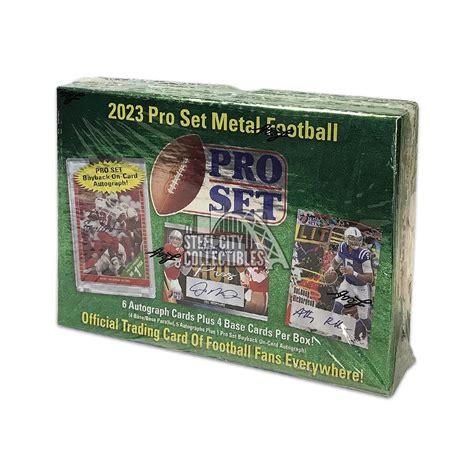 2023 pro set metal football box|pro set metal football 2023.